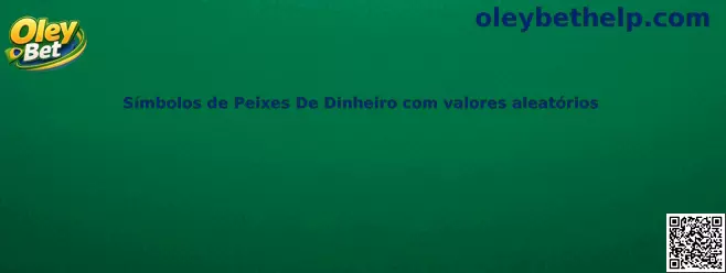 Símbolos de Peixes De Dinheiro com valores aleatórios