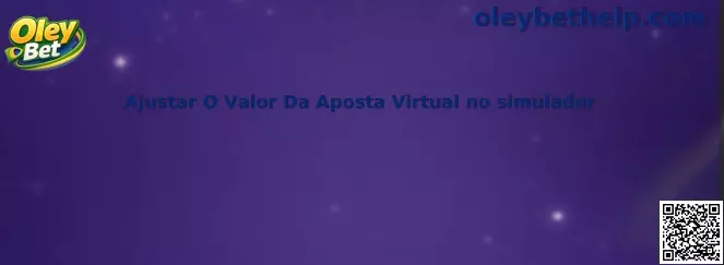 Ajustar O Valor Da Aposta Virtual no simulador